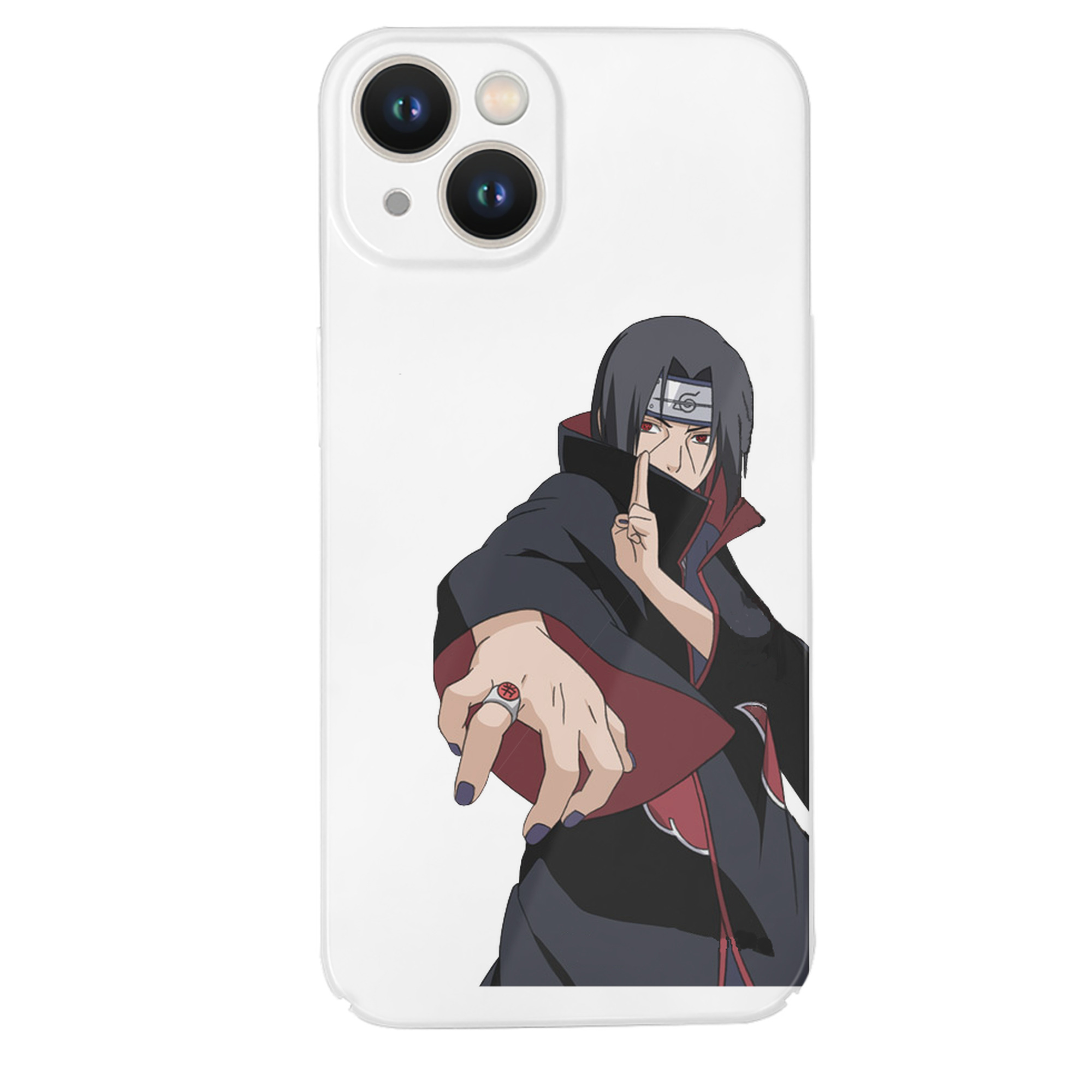 （画像用） NARUTO -ナルト- うちは イタチ Uchiha Itachi 【iPhone 14シリーズ対応】ハードケース